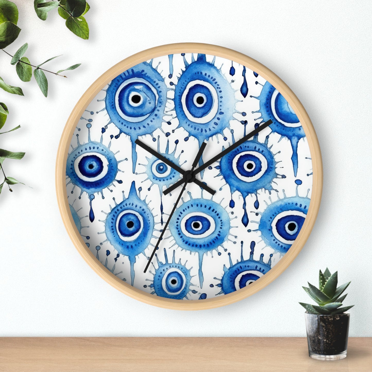 Wall Clock. Evil Eye Cry