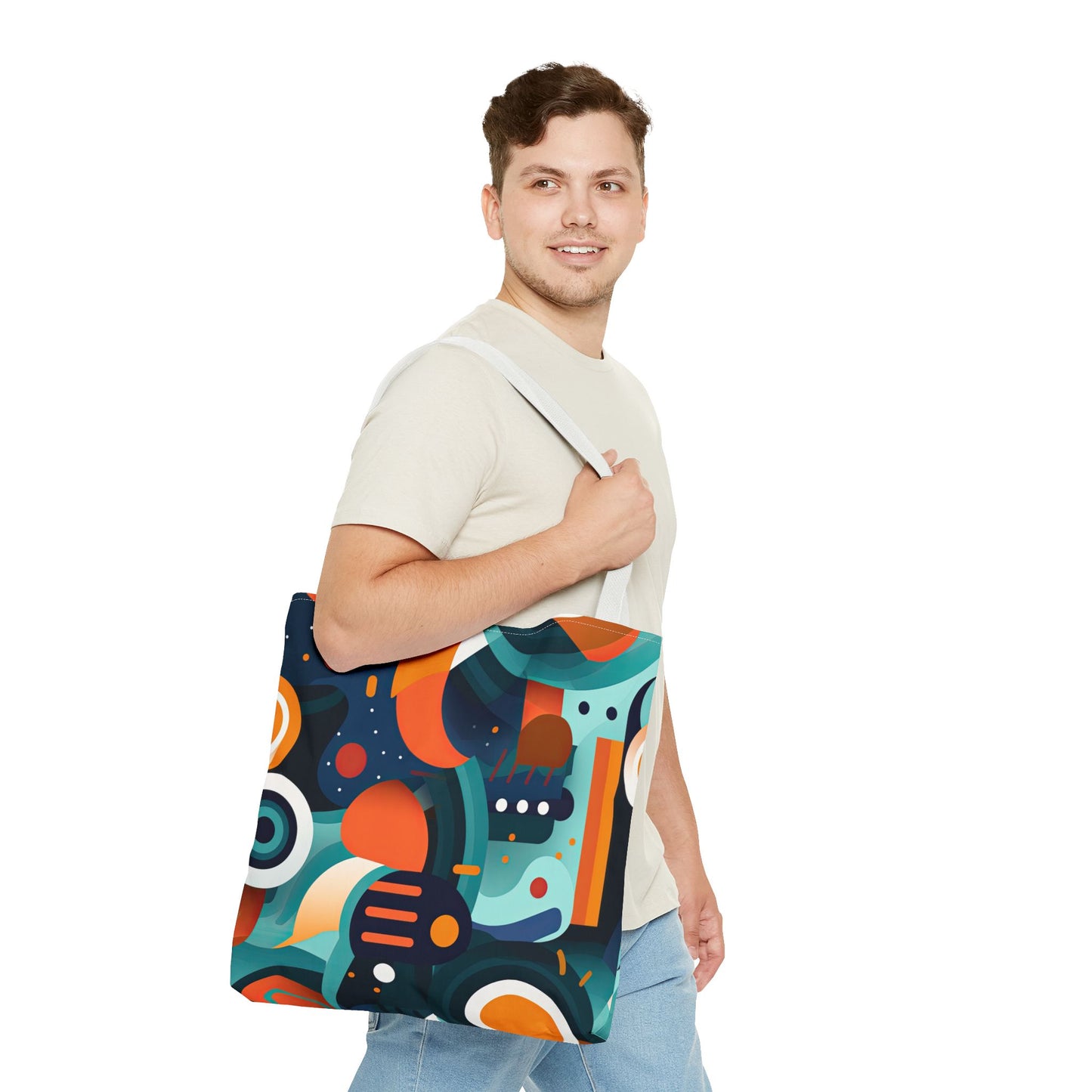 Retro Futurism. Tote Bag for Everyday Use