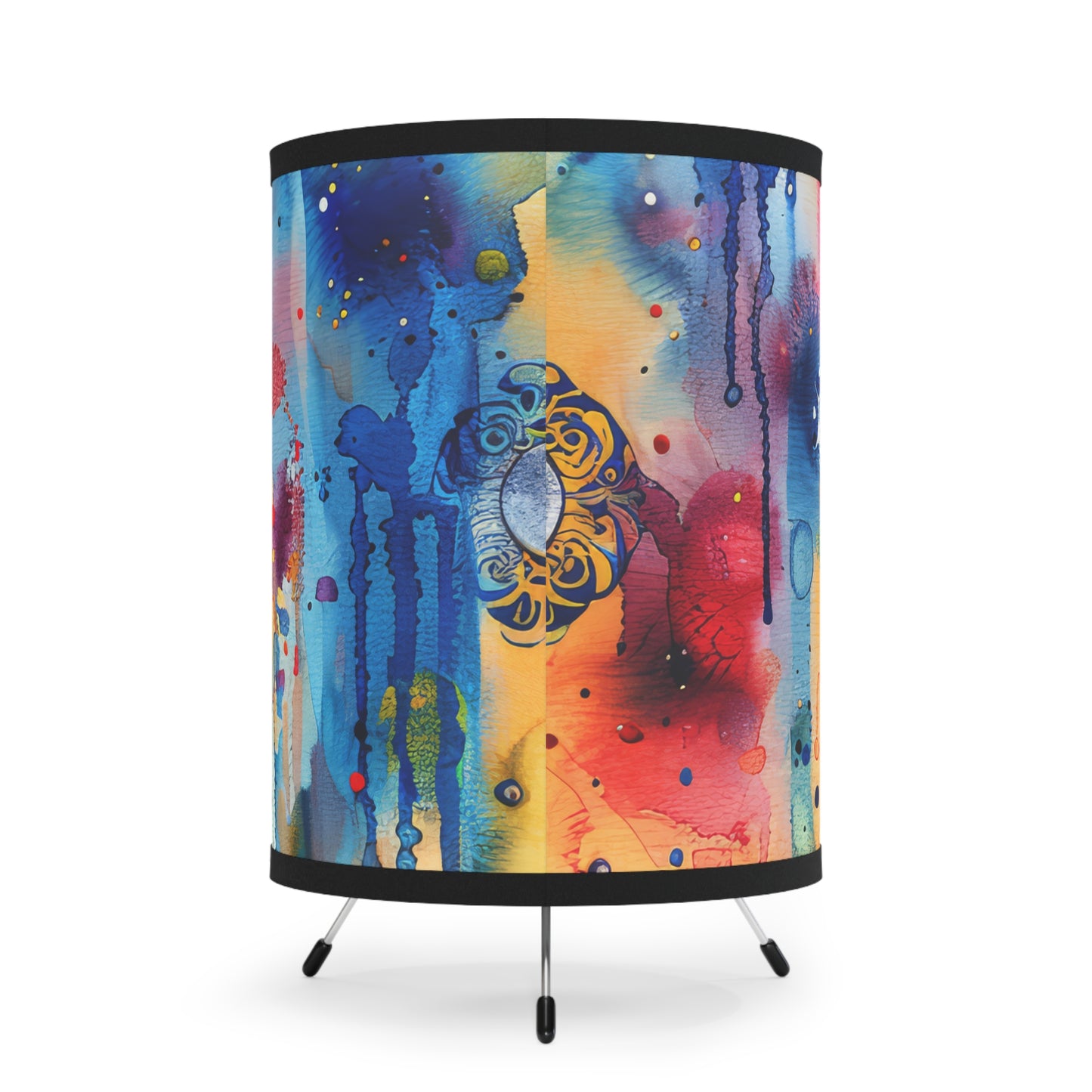 Hamsa bright Aura-. Modern Tripod Lamp