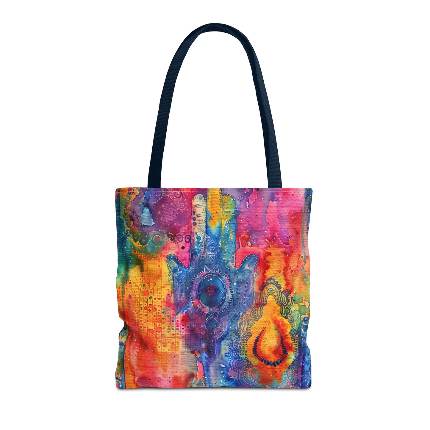 Prismatic Hamsa . Tote Bag for Everyday Use