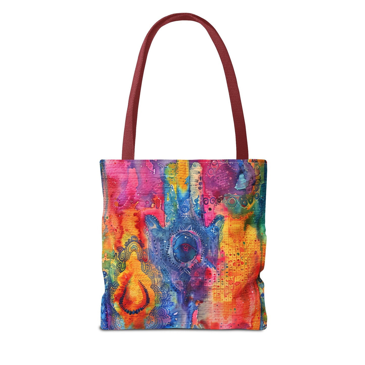 Prismatic Hamsa . Tote Bag for Everyday Use