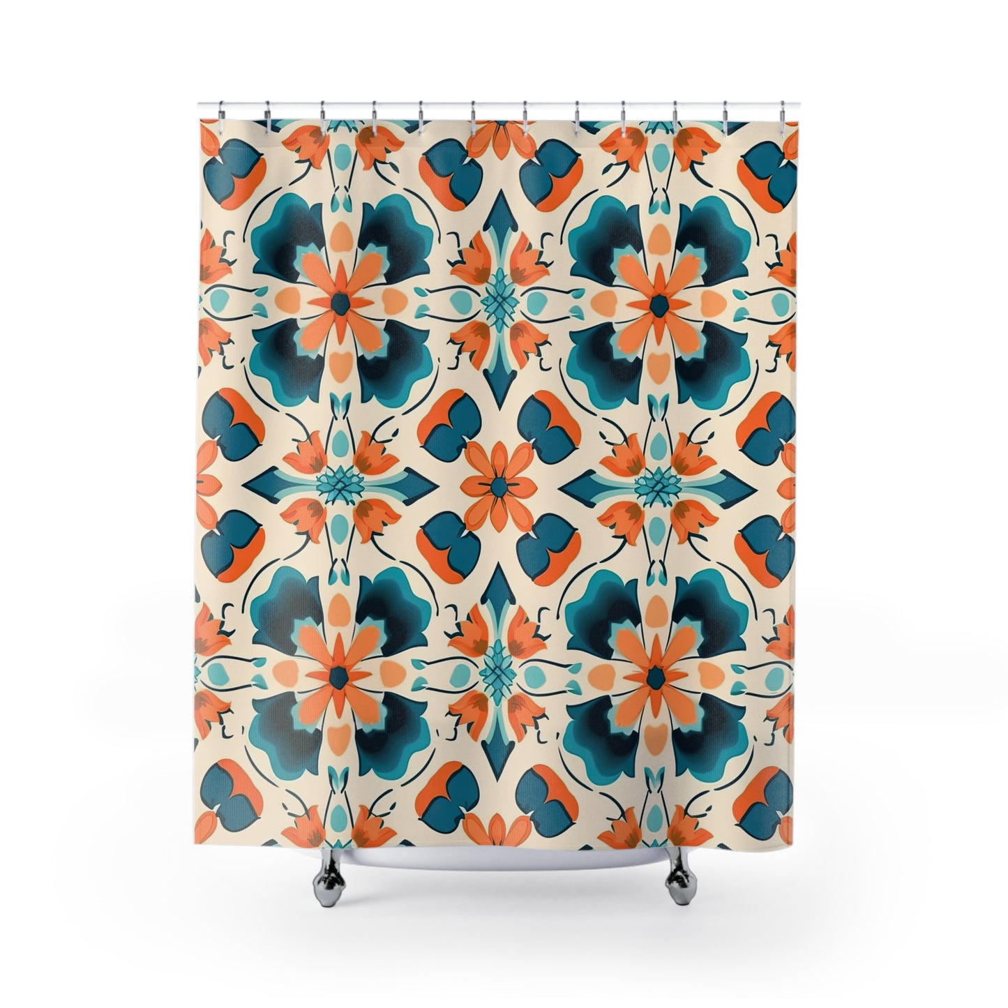 Meditative Medina Montage  . Shower Curtains