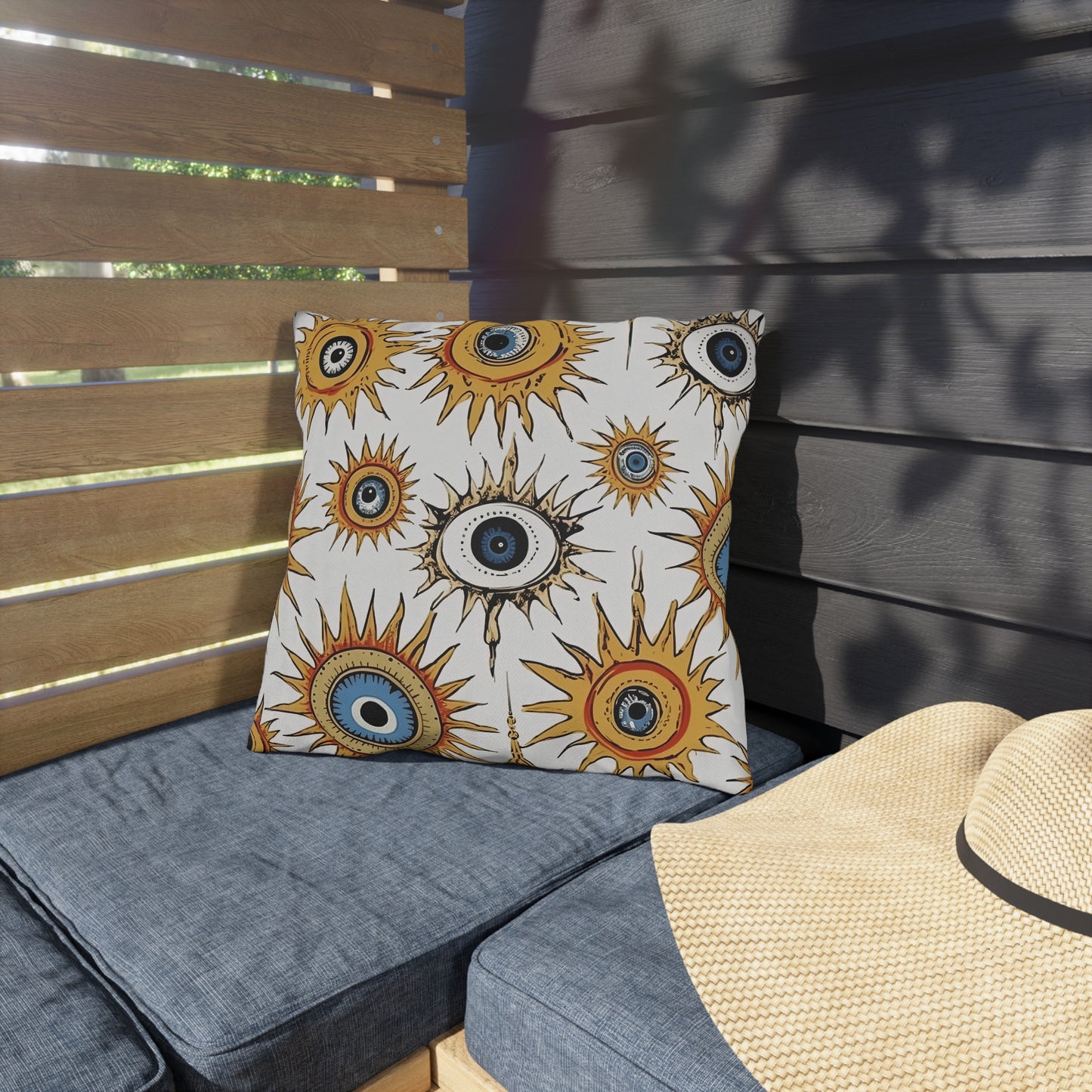 Ethereal Eyeful. Outdoor Pillows