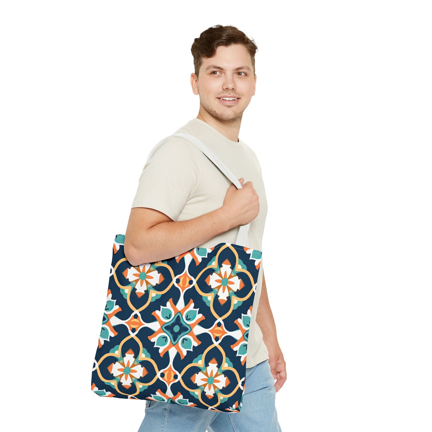 Saffron Souk Symphony. Tote Bag for Everyday Use