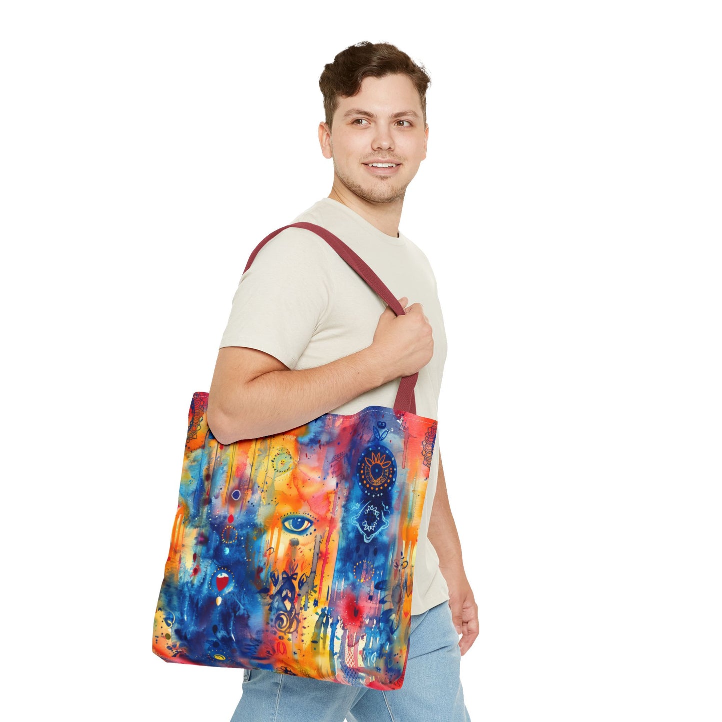 Rainbow Shield . Tote Bag for Everyday Use