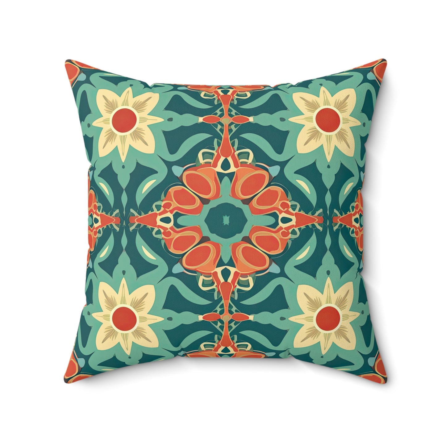 Sahara Mirage. Spun Polyester Square Pillow