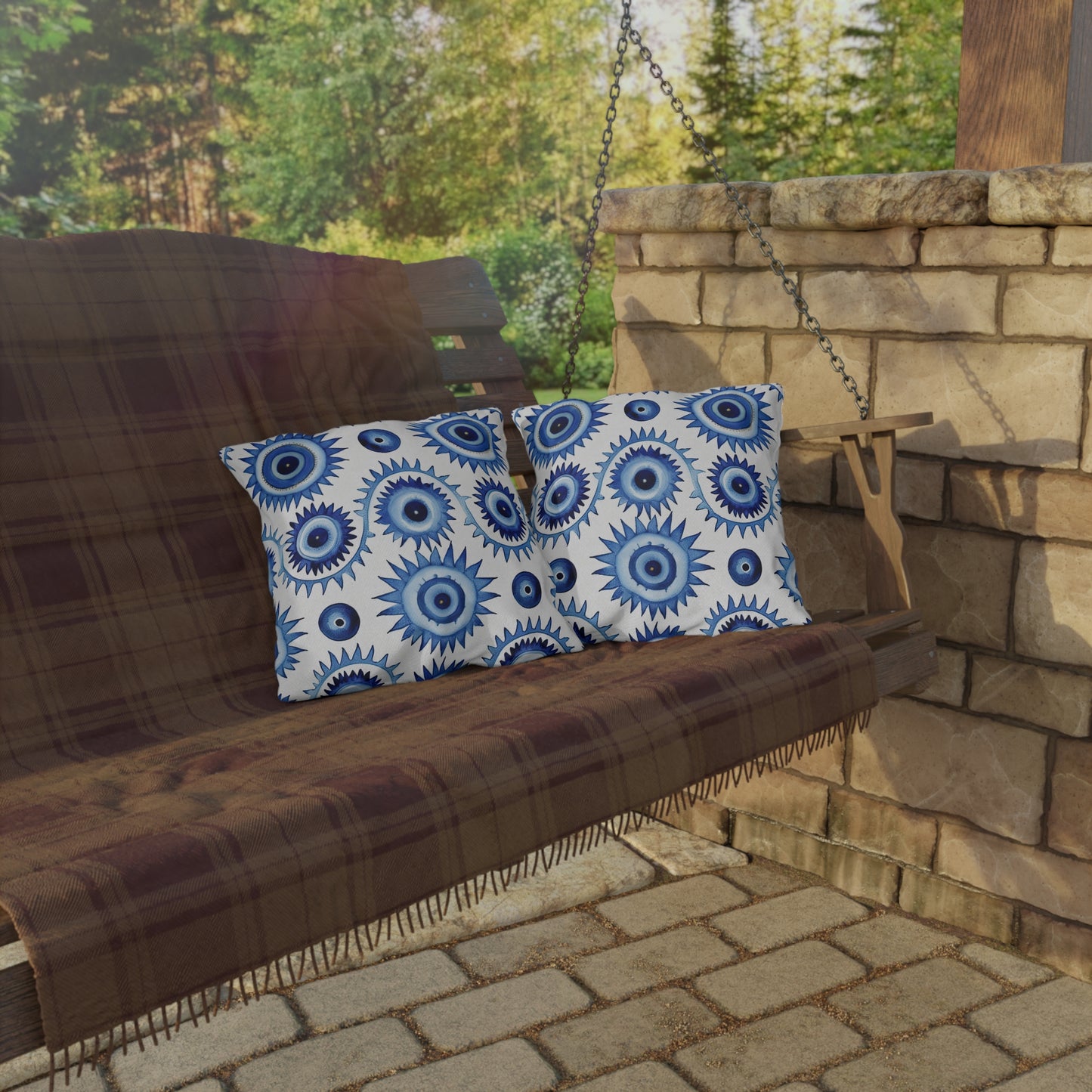 Spectral Watcher. Outdoor Pillows