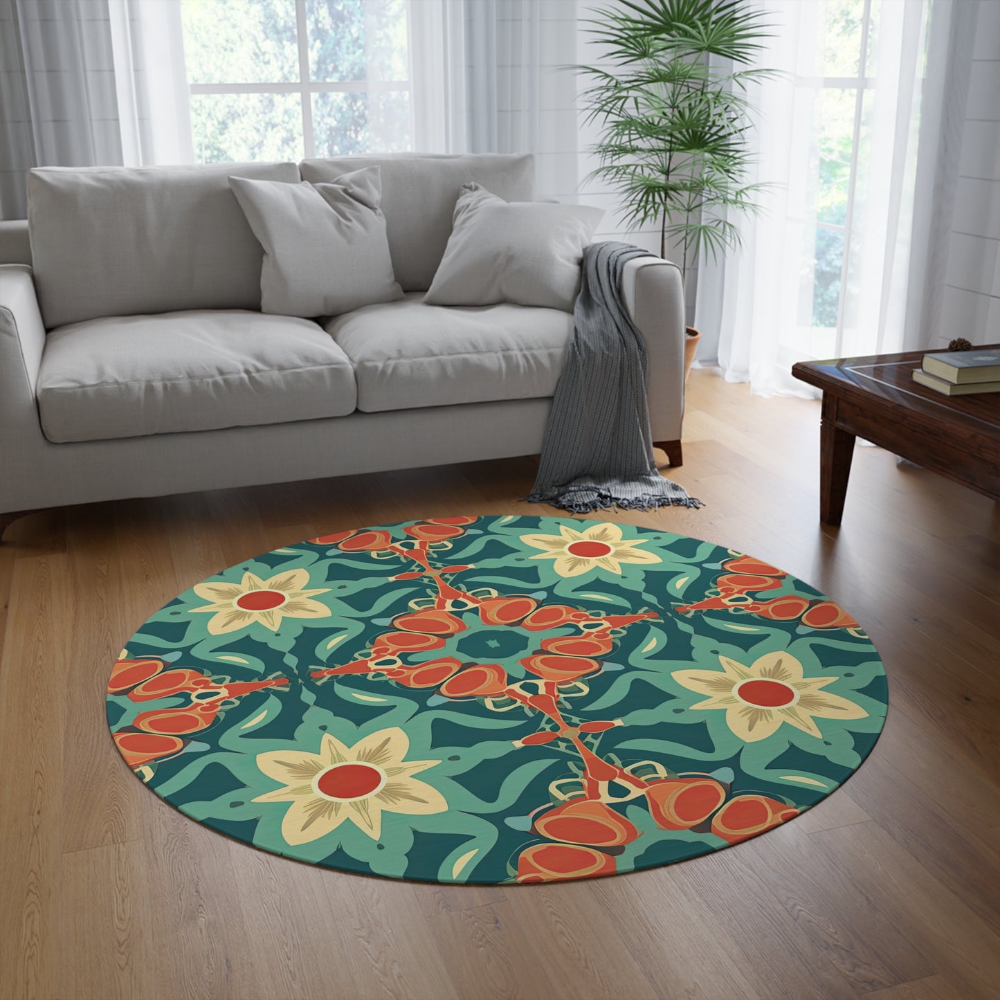 Sahara Mirage. Round Rug