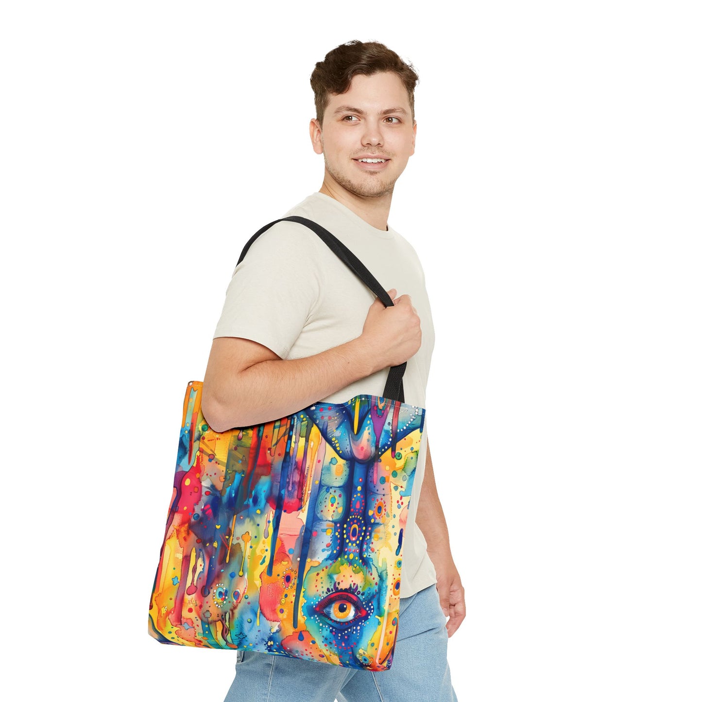 Hamsa Jewel burst. Tote Bag for Everyday Use