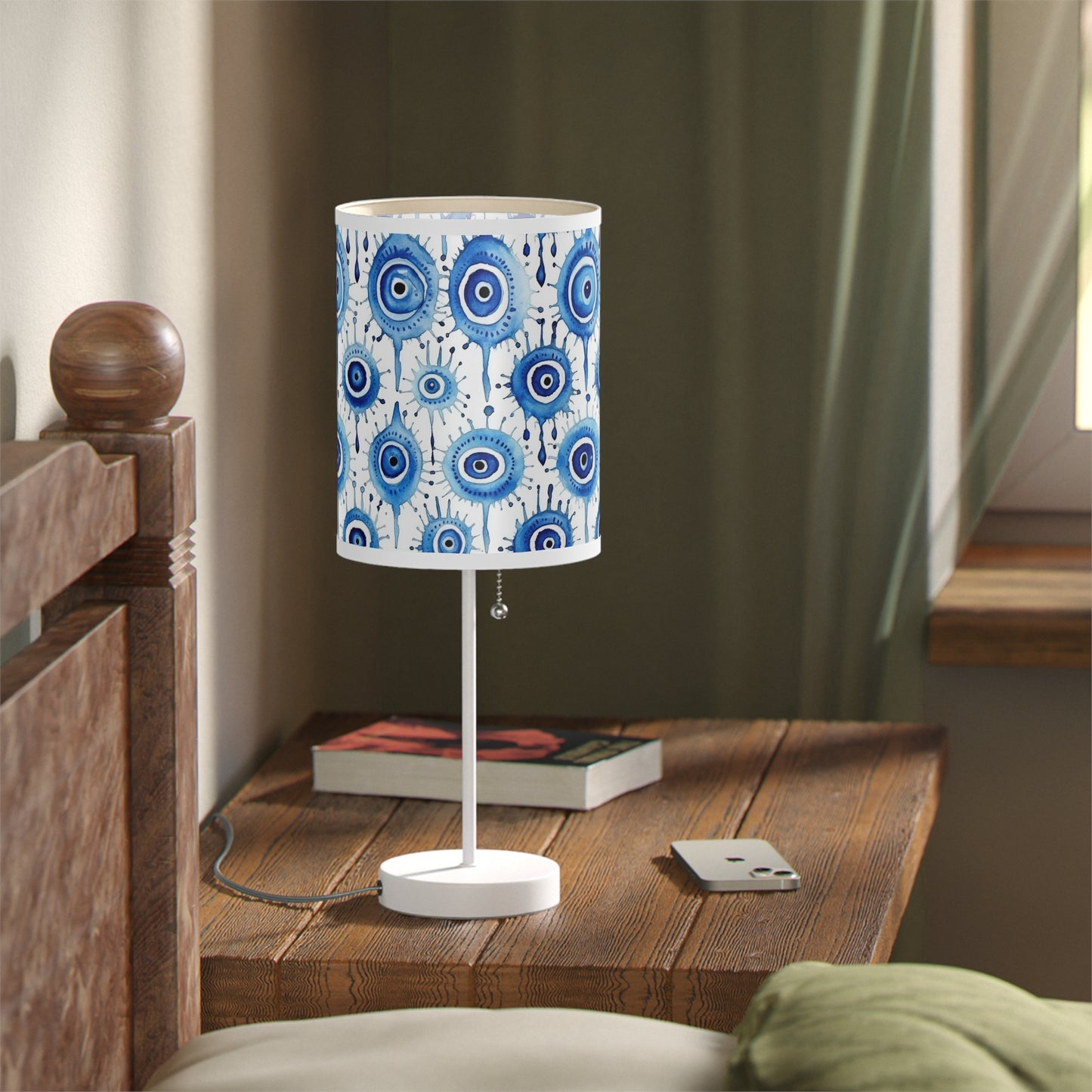 Evil Eye Cry. Lamp on a Stand, US|CA plug