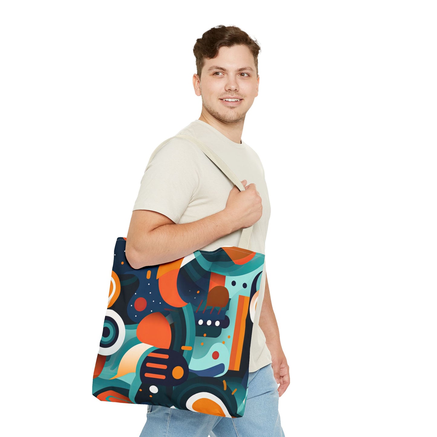 Retro Futurism. Tote Bag for Everyday Use