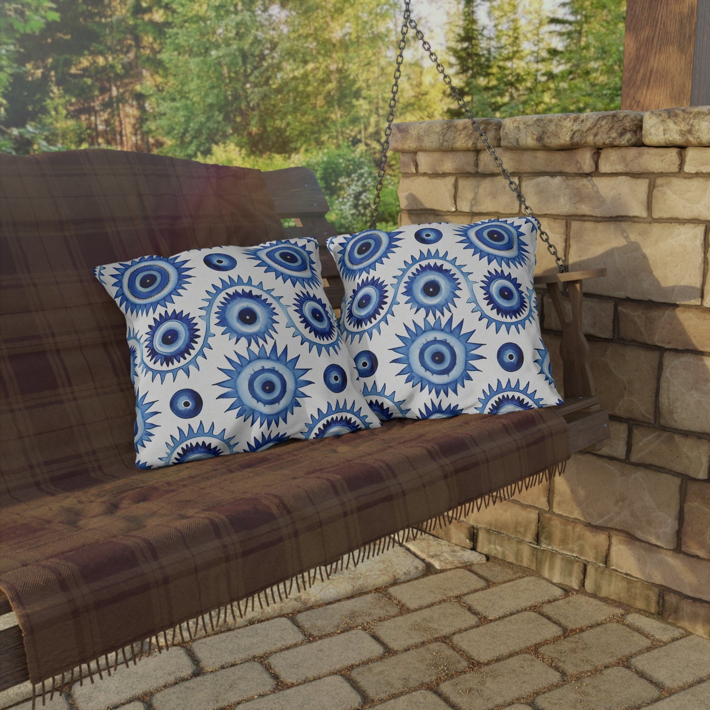 Spectral Watcher. Outdoor Pillows