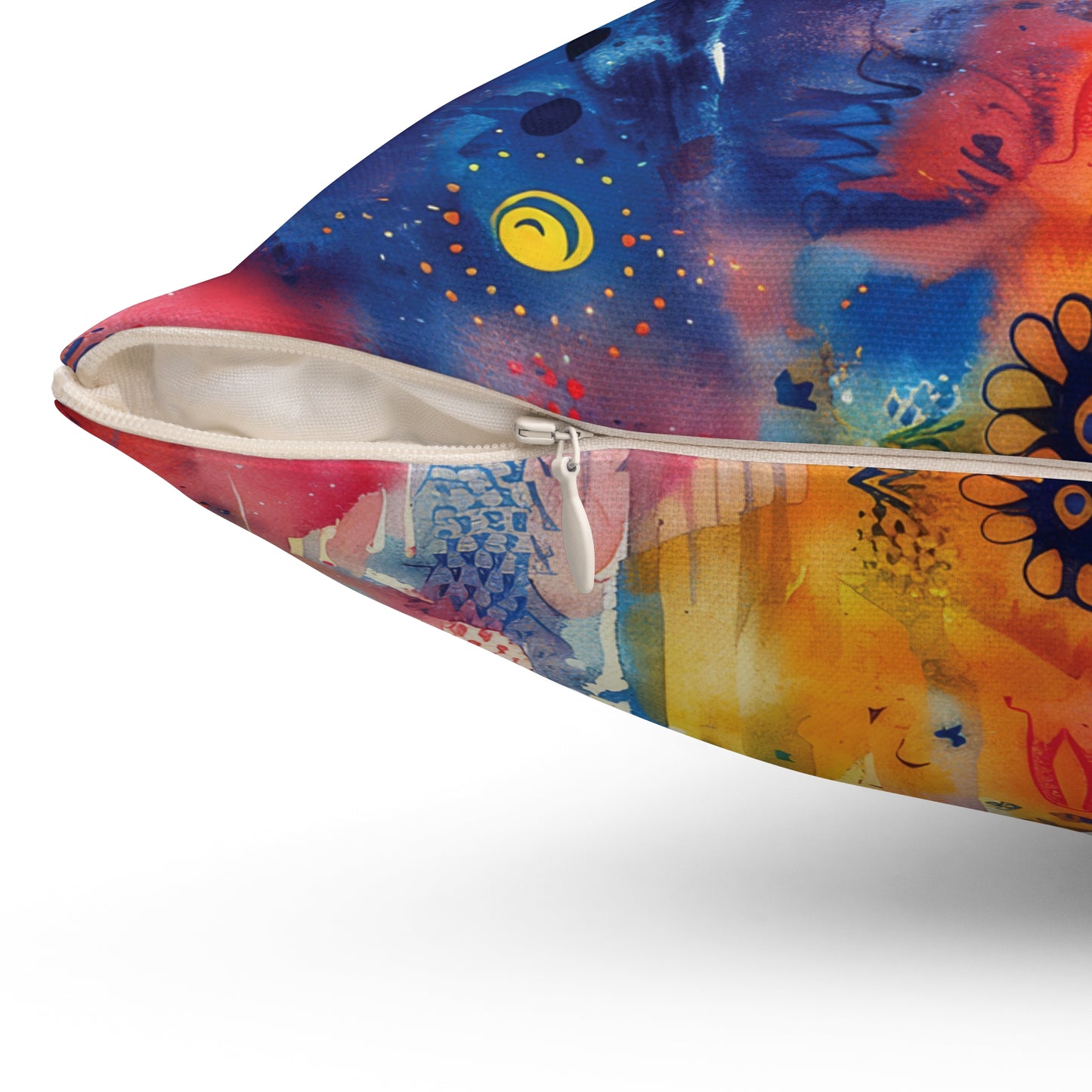 Rainbow Shield. Decorative Pillow Collection - Ancient Protective Symbols