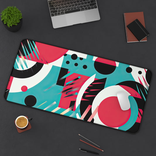 Chromatic Flux . Desk Mat - Stylish Office Organizer