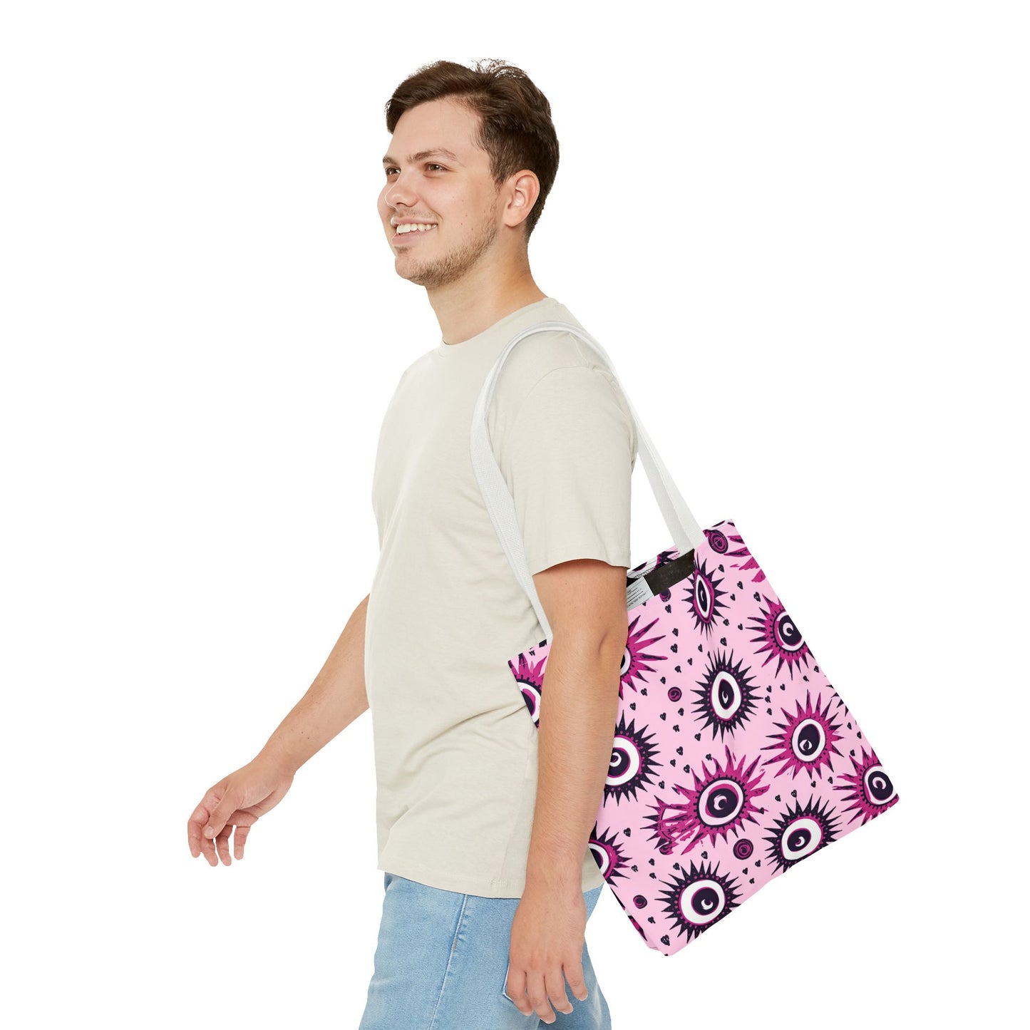 Evil Pink Eye. Tote Bag for Everyday Use