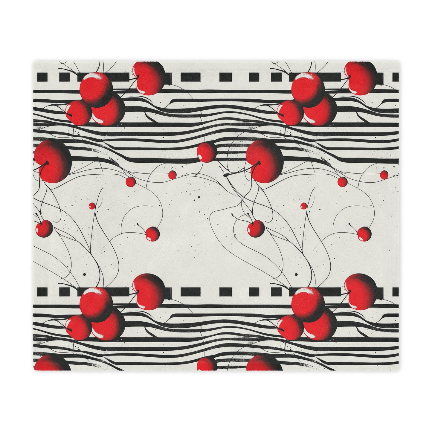 CherryDream. Cozy Artistic Microfiber Blanket -