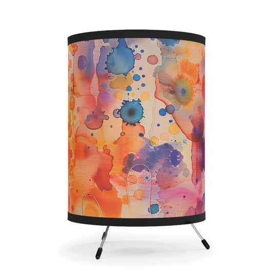 Hamsa Radiance Rainbow-. Modern Tripod Lamp