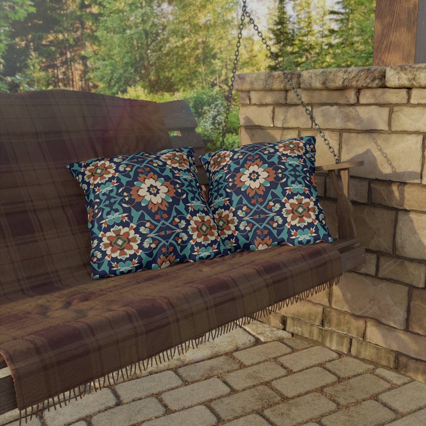 Fabled Fez Fantasy .Outdoor Pillows