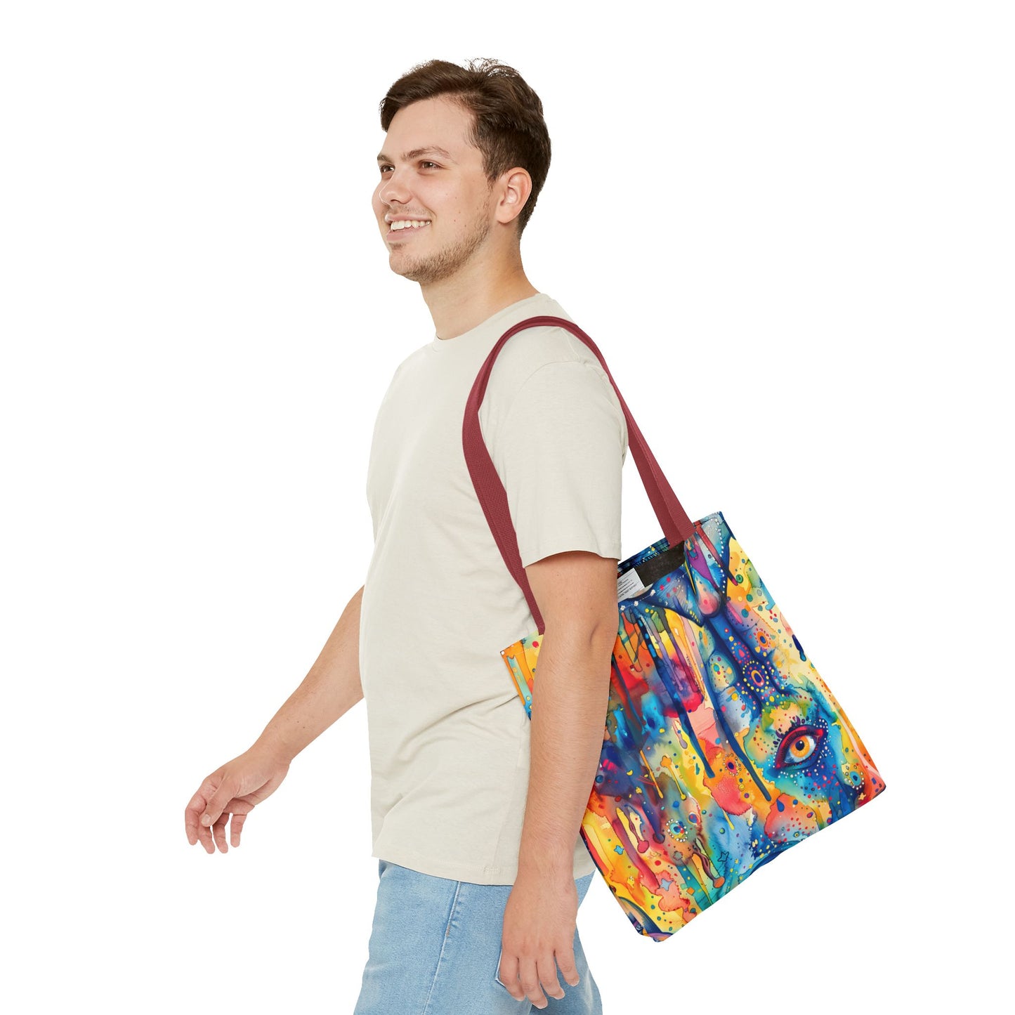 Hamsa Jewel burst. Tote Bag for Everyday Use