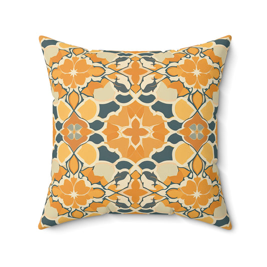 Desert Rose Rhapsody. Spun Polyester Square Pillow