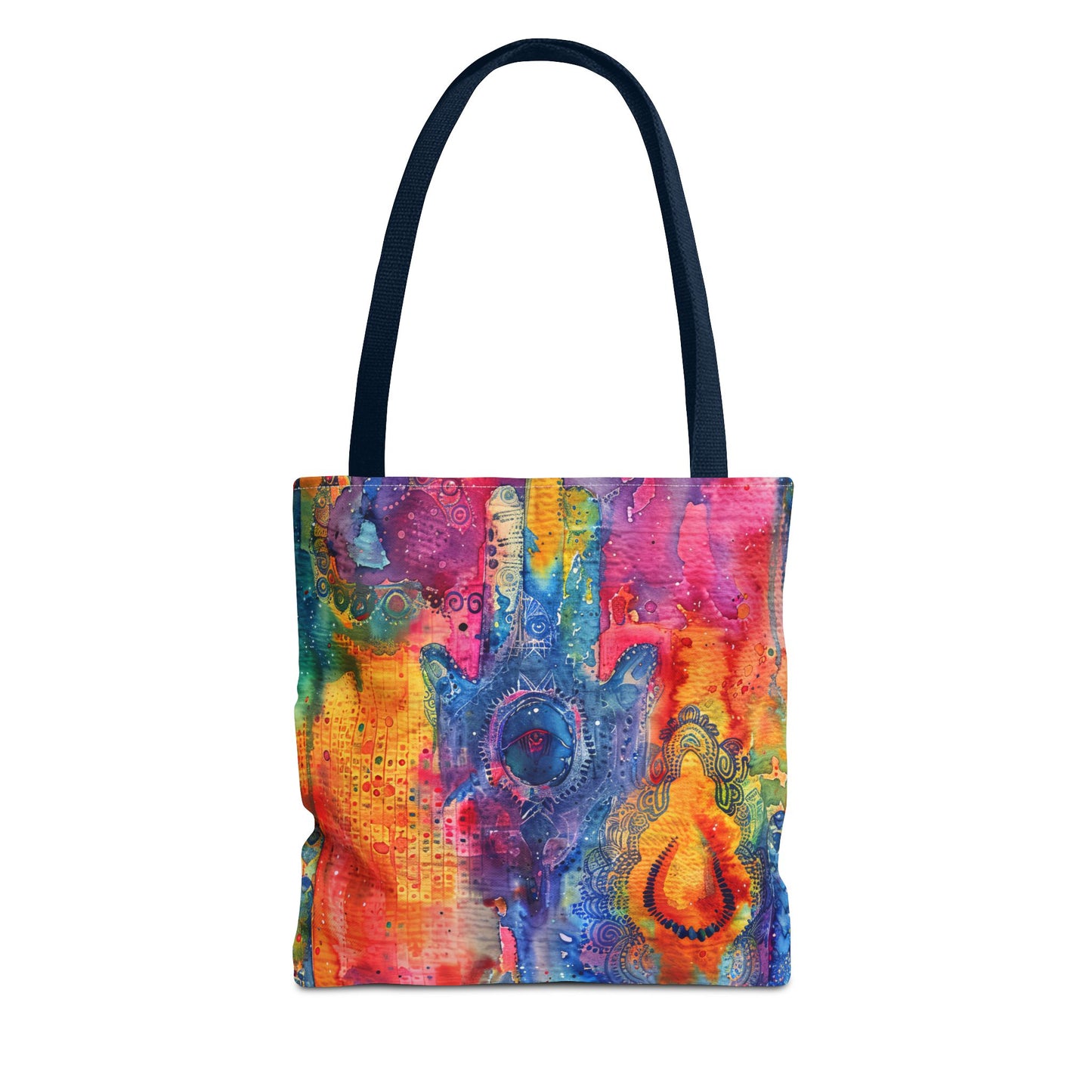 Prismatic Hamsa . Tote Bag for Everyday Use