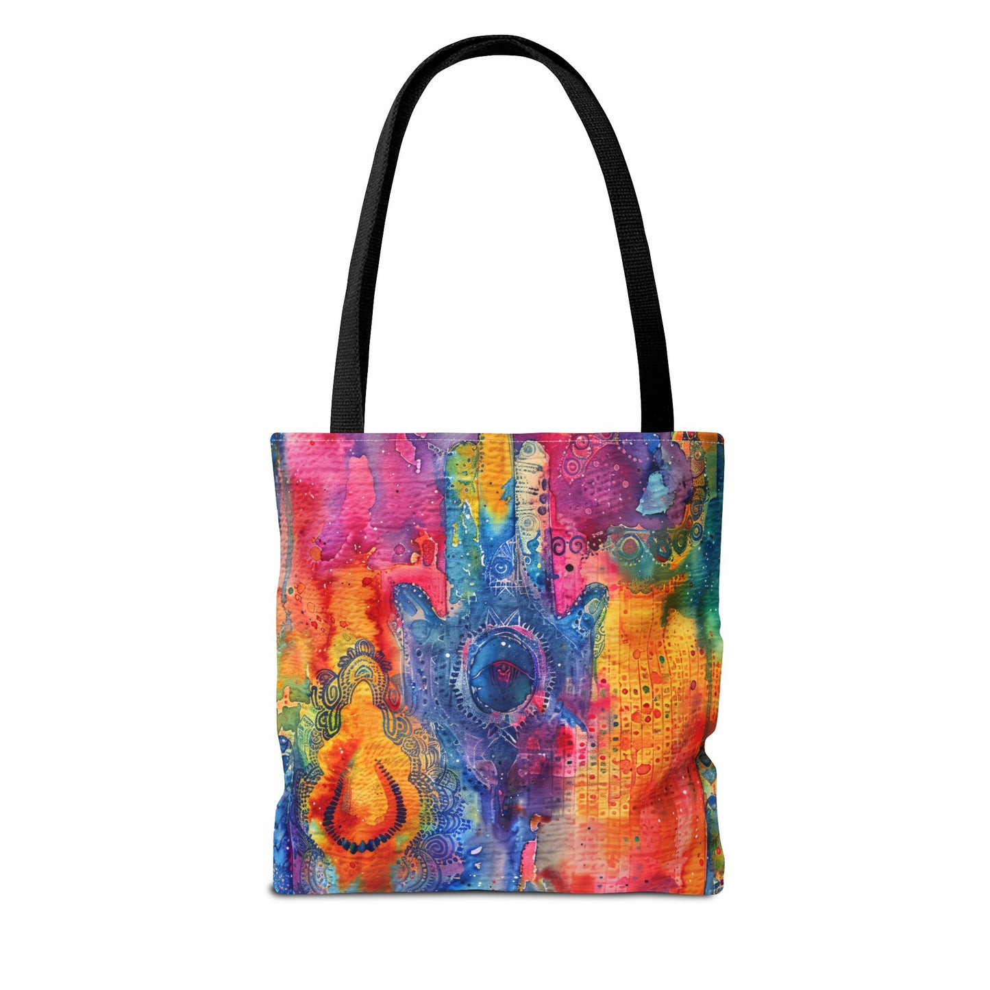 Prismatic Hamsa . Tote Bag for Everyday Use