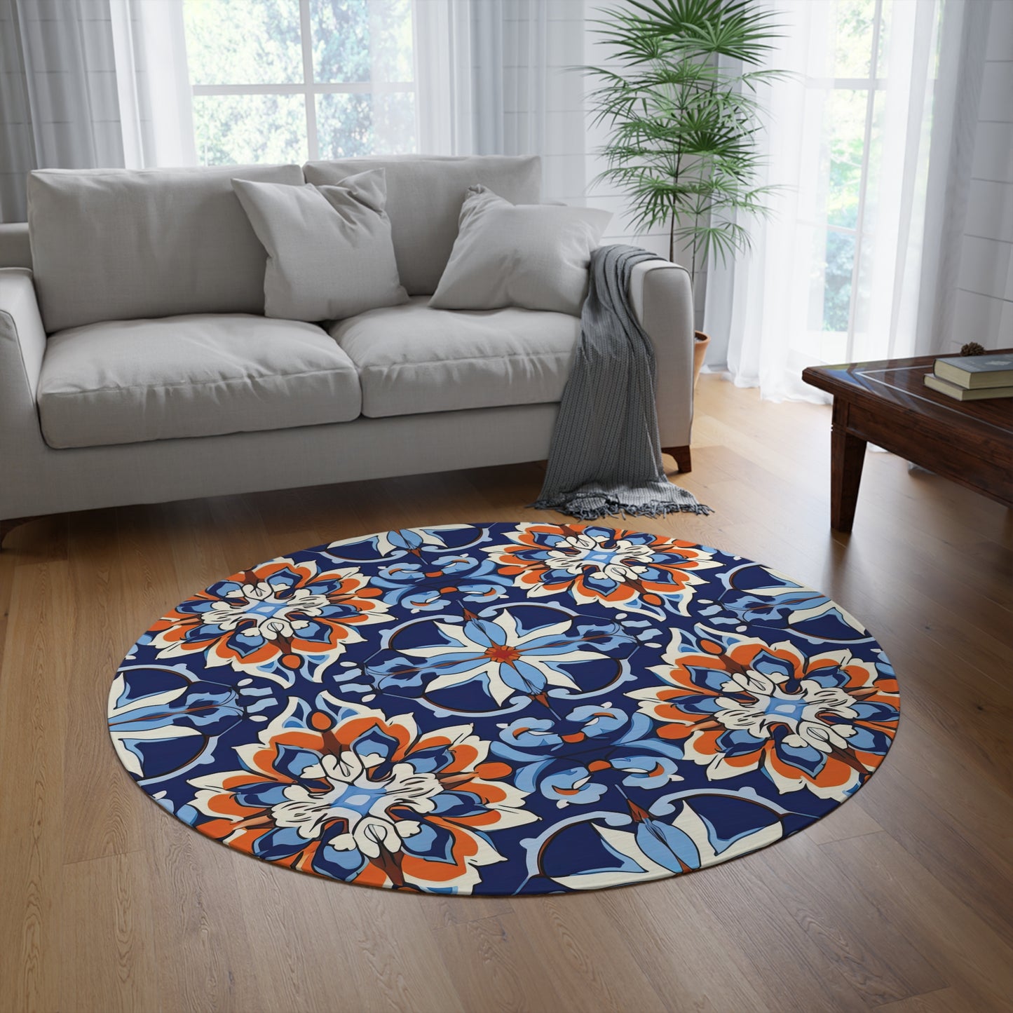 Souk Shadows Sonata .Round Rug