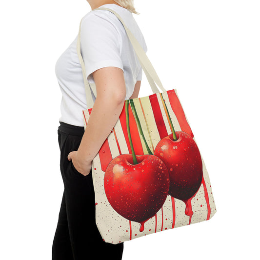 Cherry Drip. Tote Bag for Everyday Use