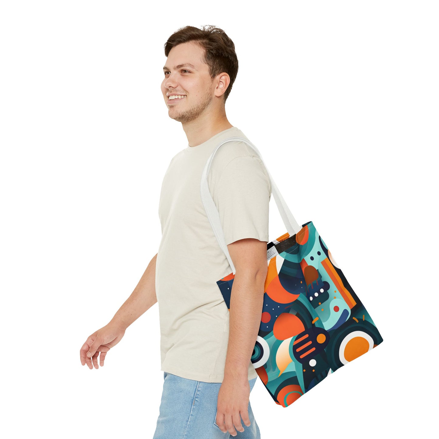 Retro Futurism. Tote Bag for Everyday Use
