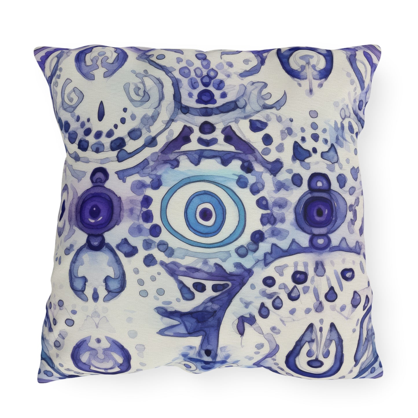 Hamsa Enigma. Outdoor Pillows