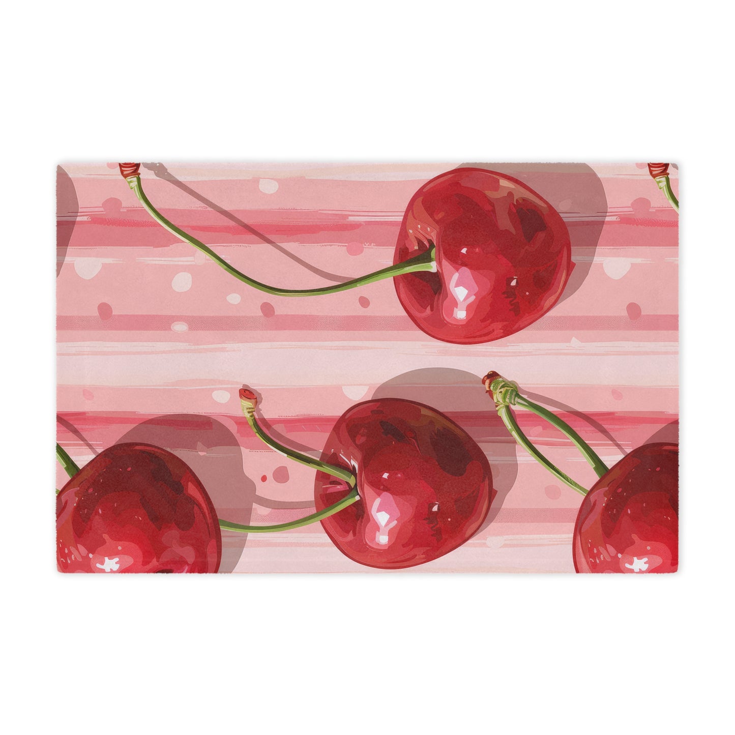 Sleek Cherry. Cozy Artistic Microfiber Blanket -