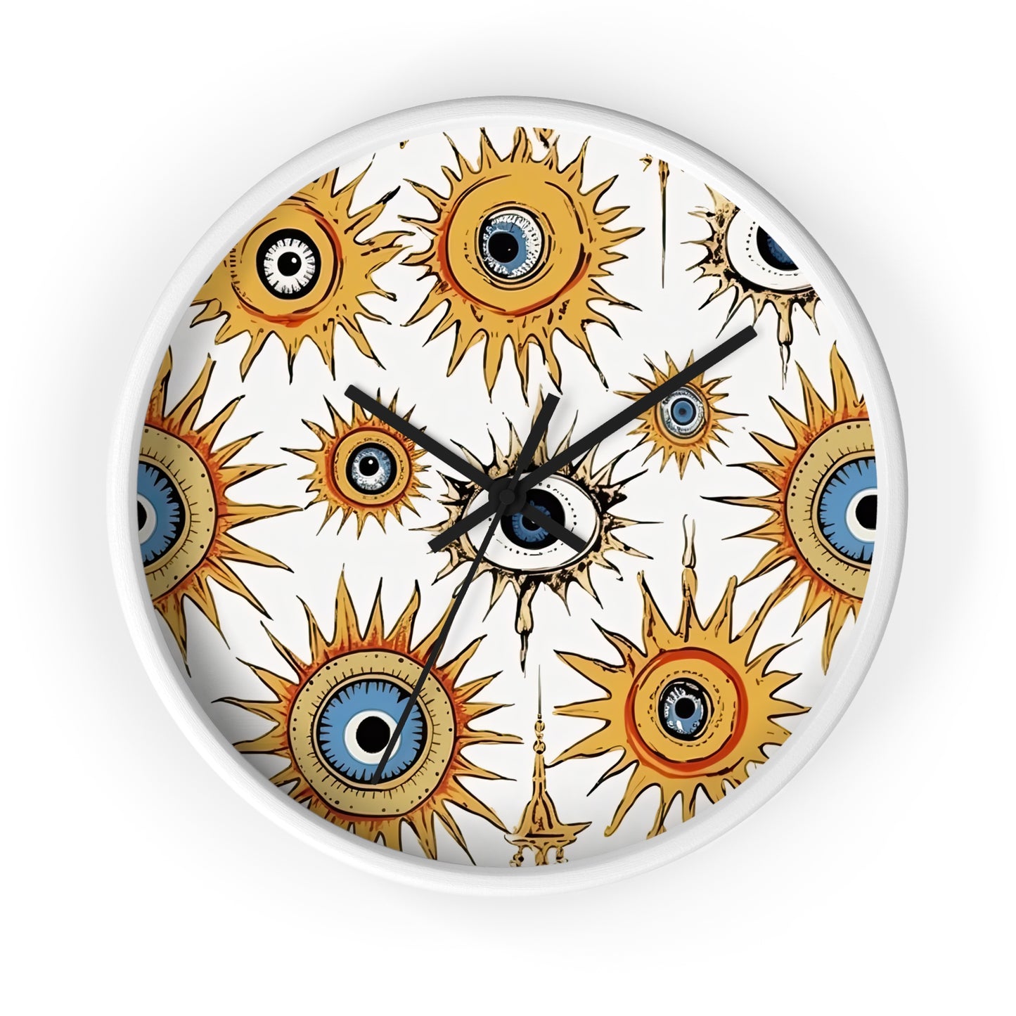 Wall Clock.Ethereal Eyeful