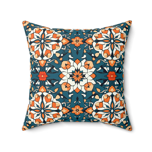 Nomad's Nest Nectar. Spun Polyester Square Pillow