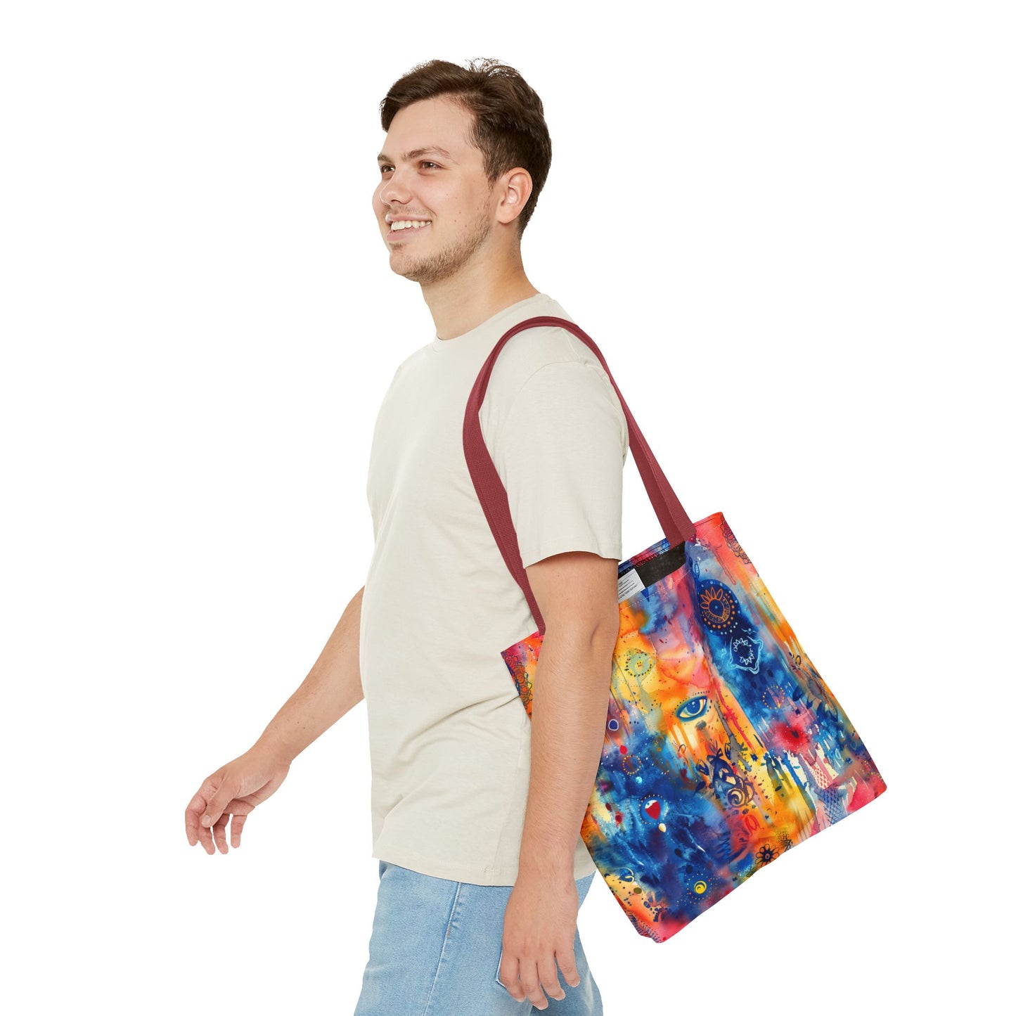 Rainbow Shield . Tote Bag for Everyday Use