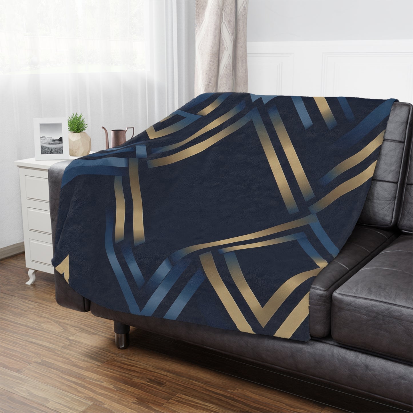 Valknut. Cozy Artistic Microfiber Blanket -