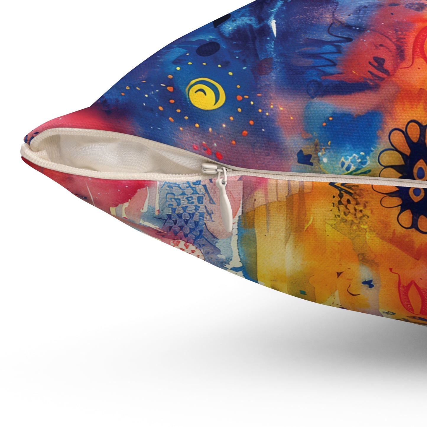 Rainbow Shield. Decorative Pillow Collection - Ancient Protective Symbols