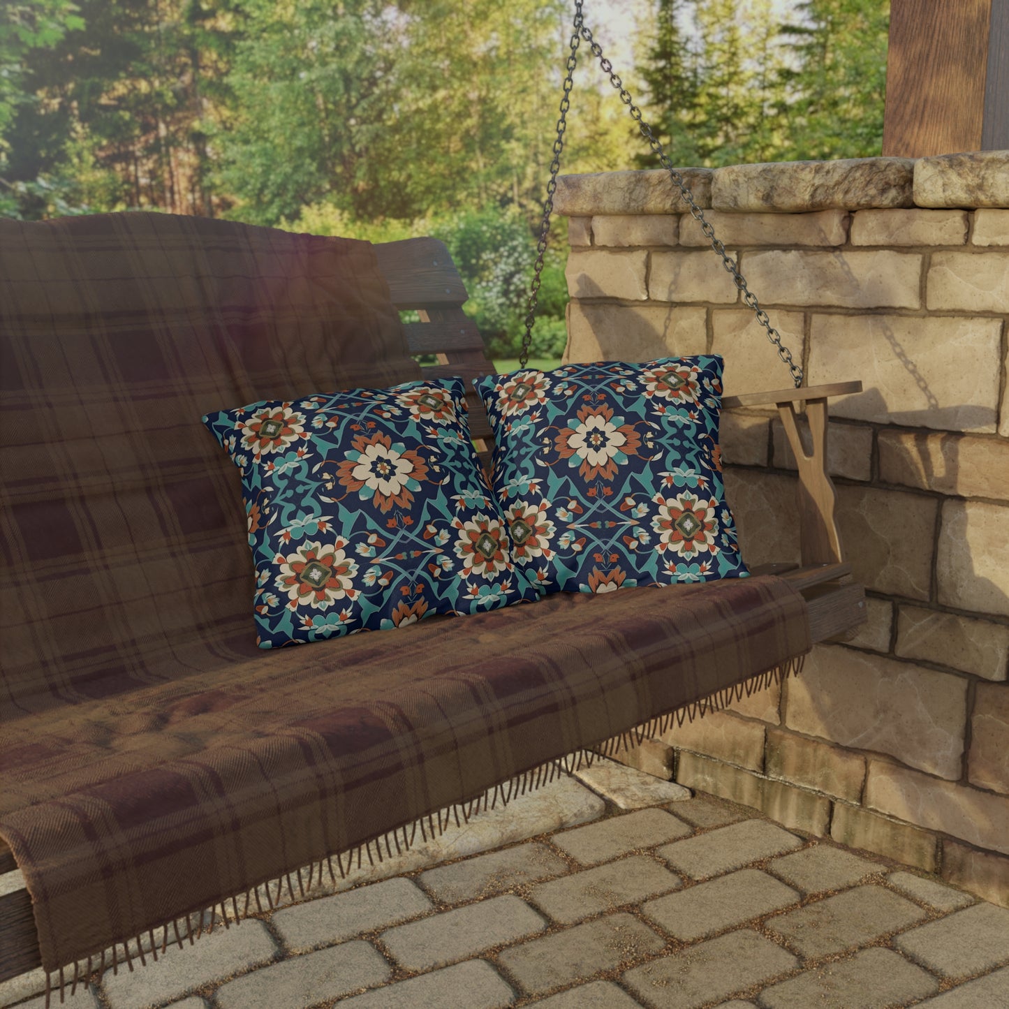 Fabled Fez Fantasy .Outdoor Pillows