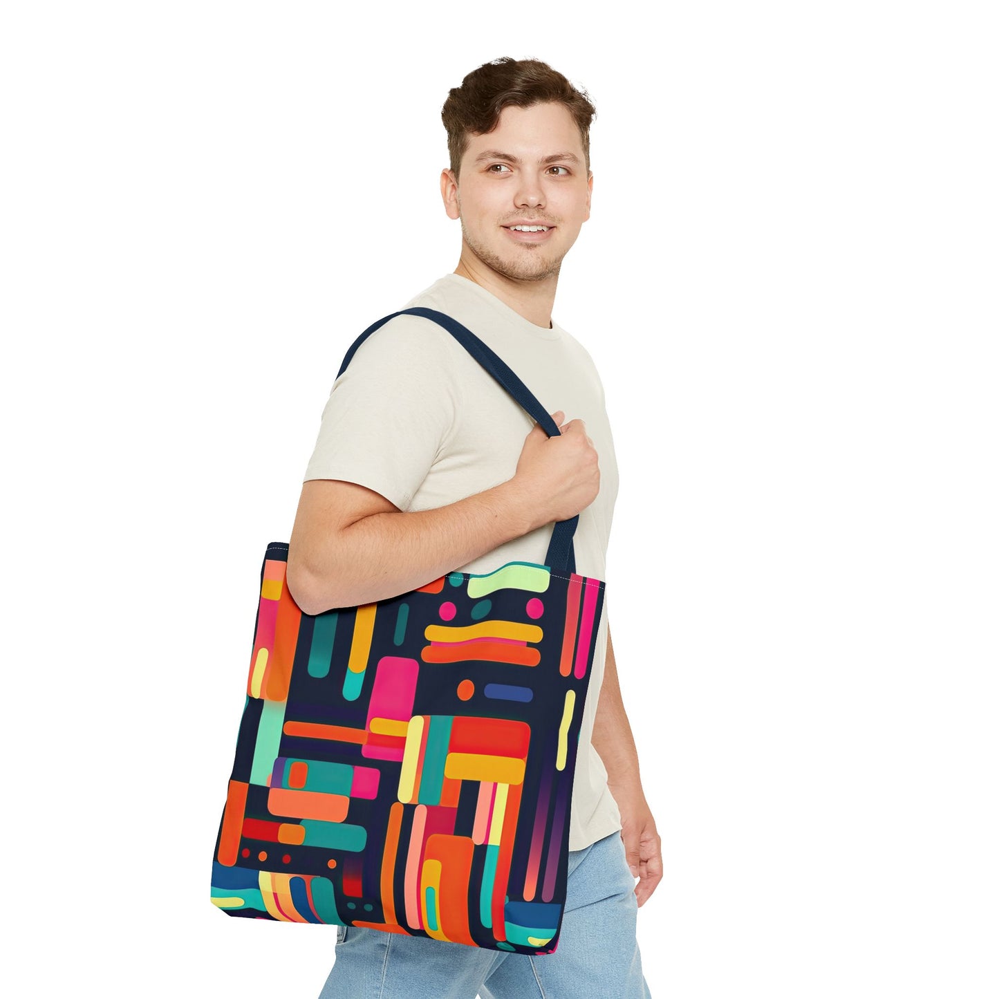 Cybernetic Nostalgia. Tote Bag for Everyday Use