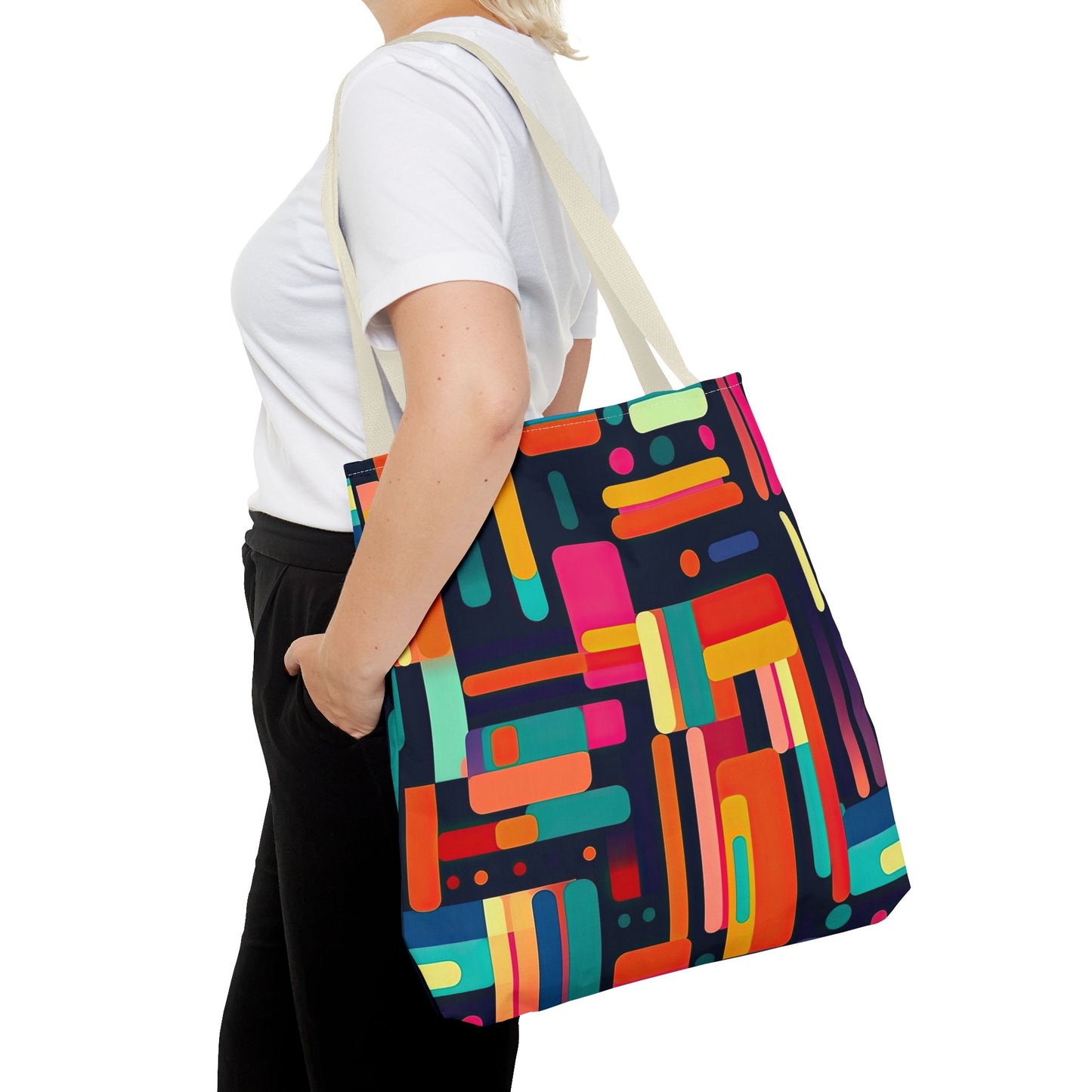 Cybernetic Nostalgia. Tote Bag for Everyday Use