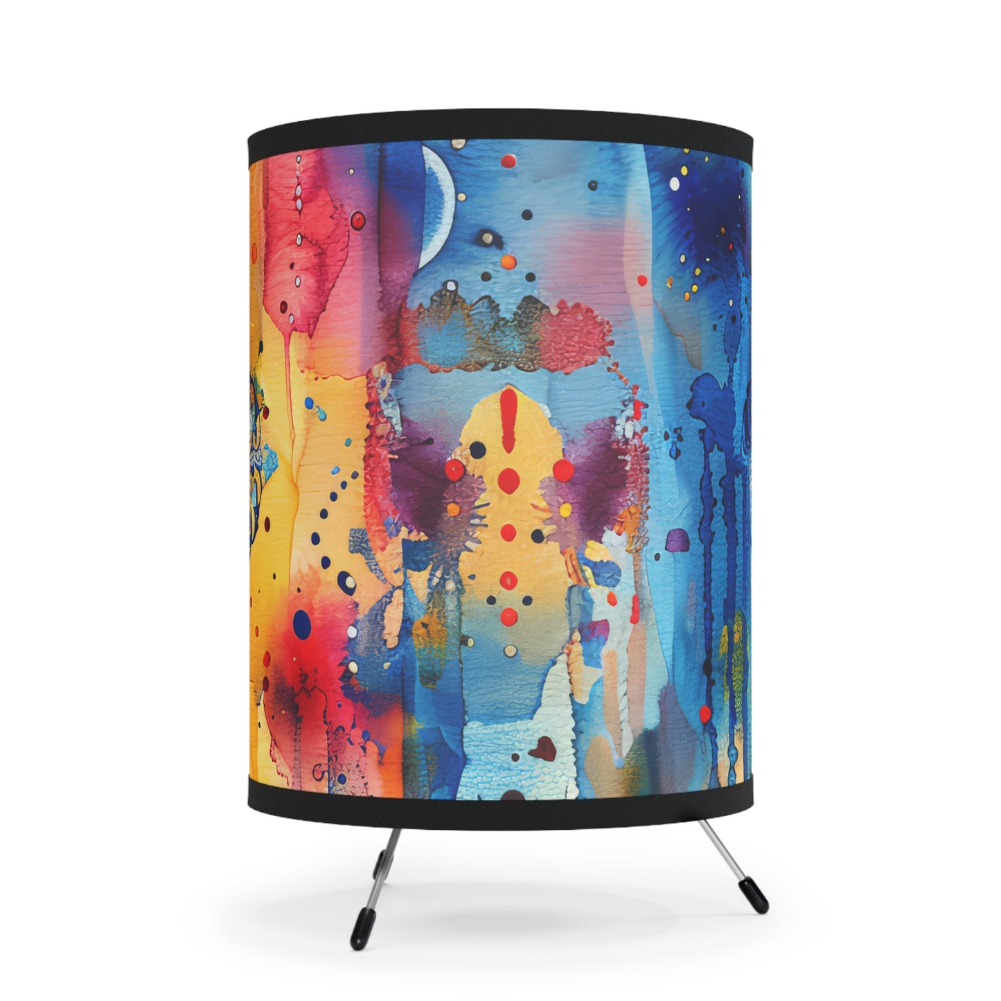 Hamsa bright Aura-. Modern Tripod Lamp