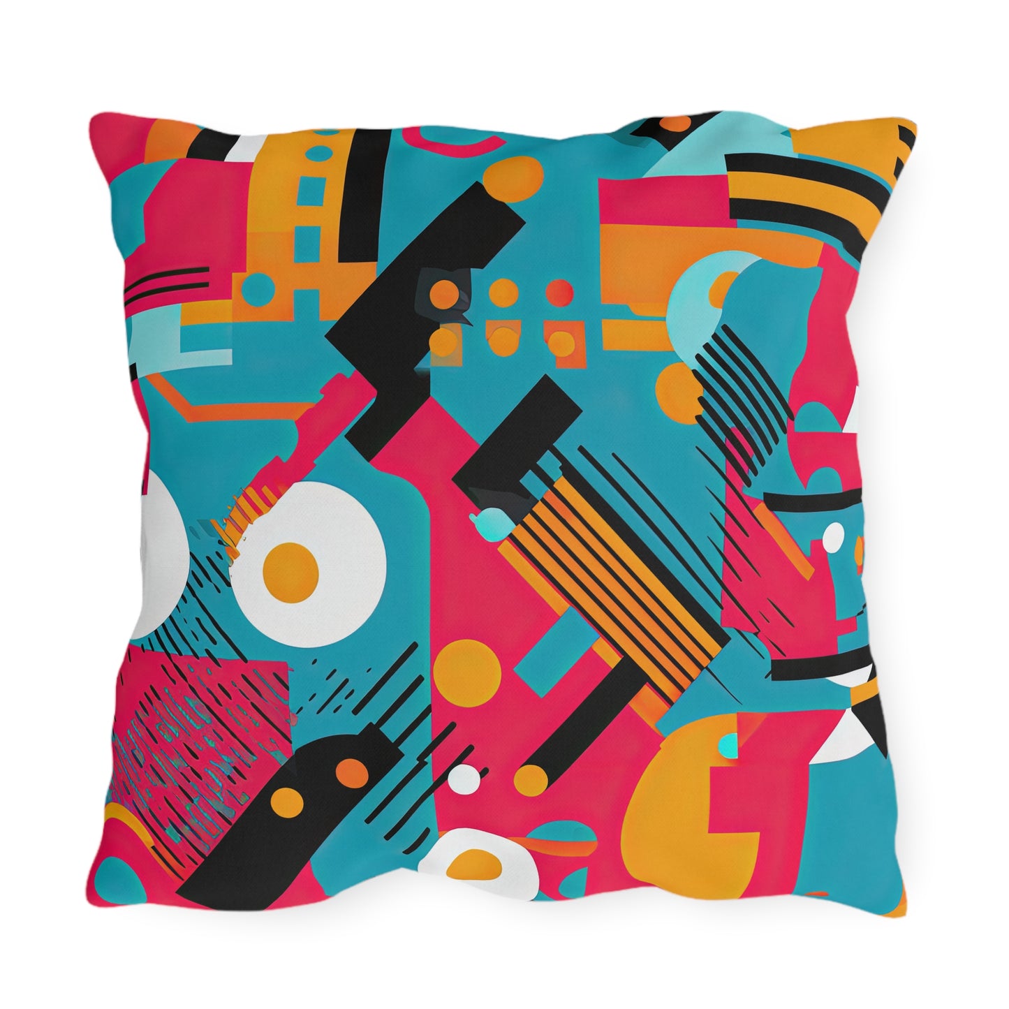 Technicolor Dreamscape .Outdoor Pillows