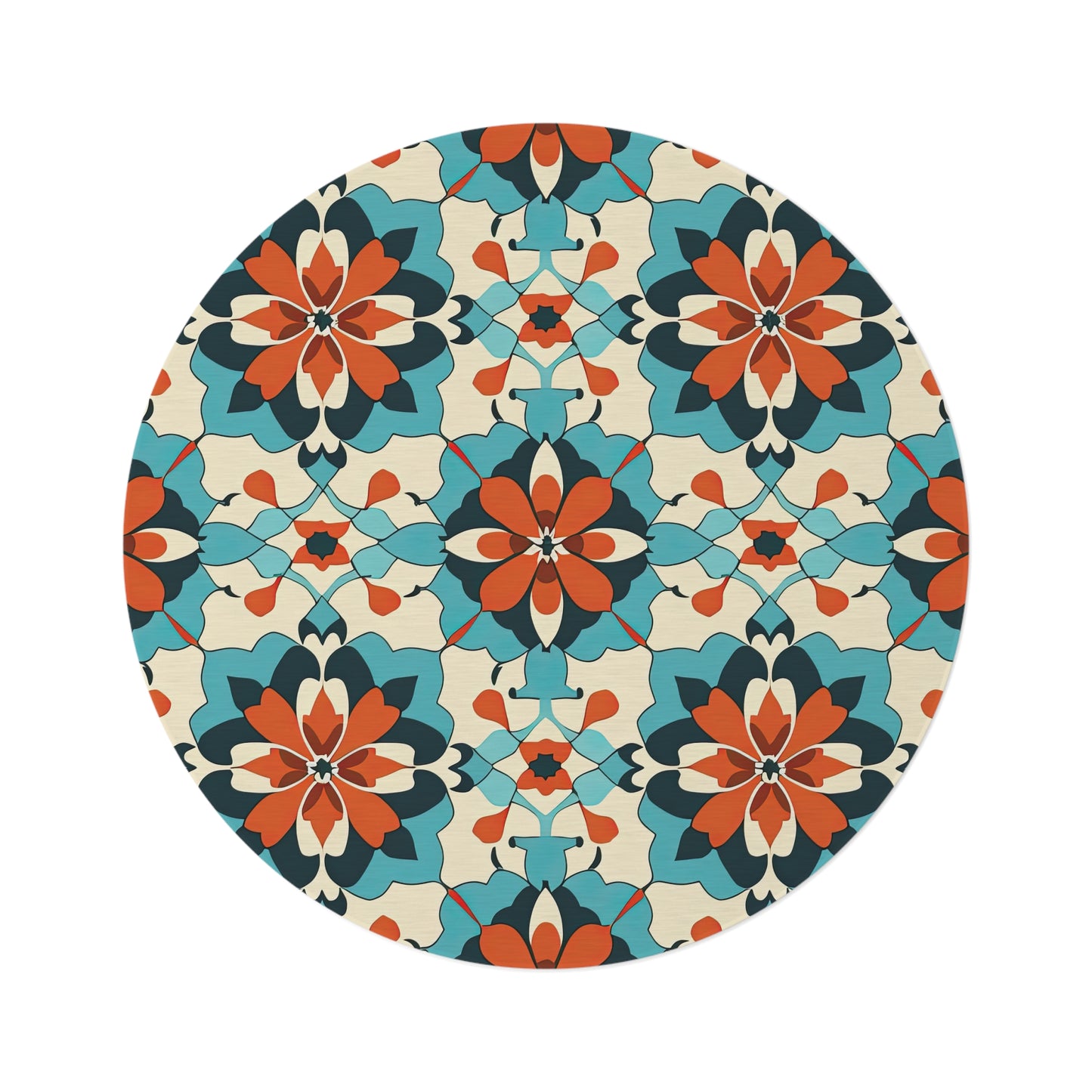 Zellij Zephyr Zenith Round Rug