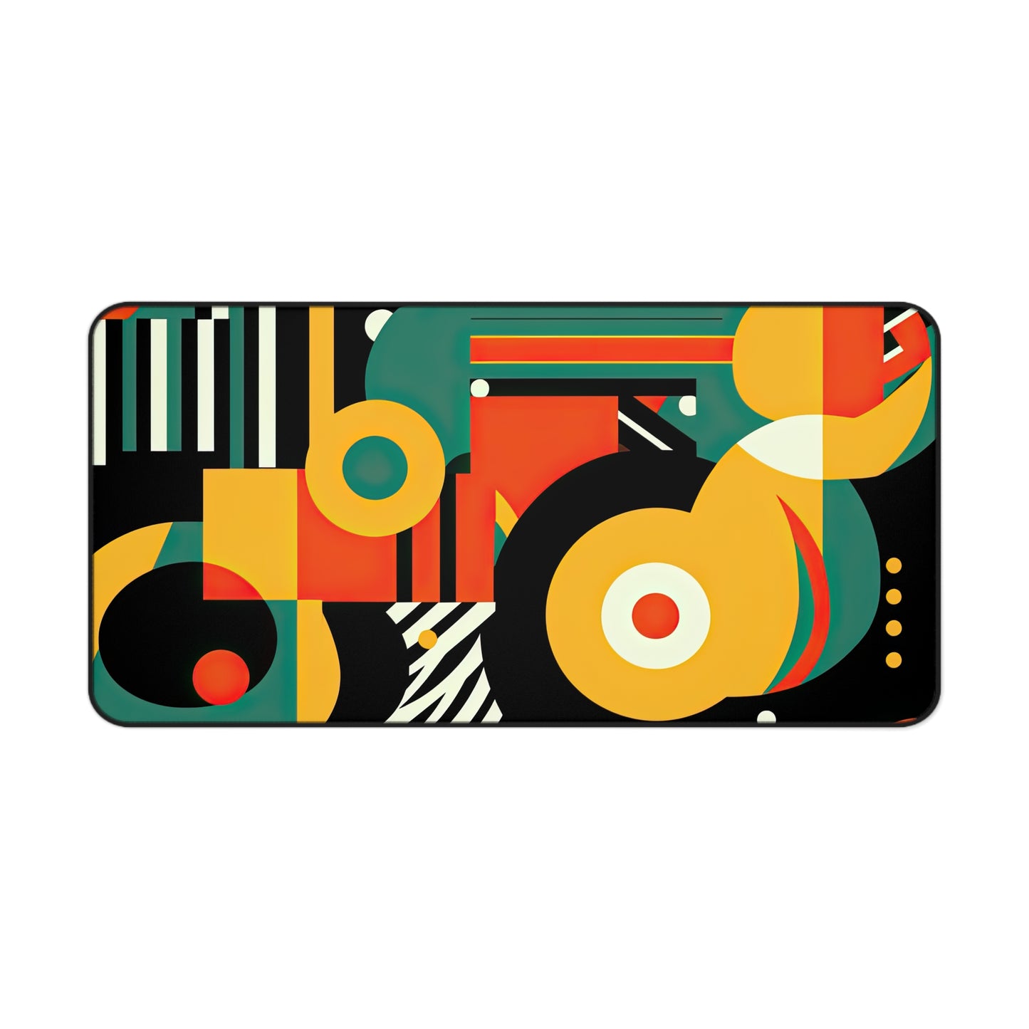 Galactic Groove  . Desk Mat - Stylish Office Organizer