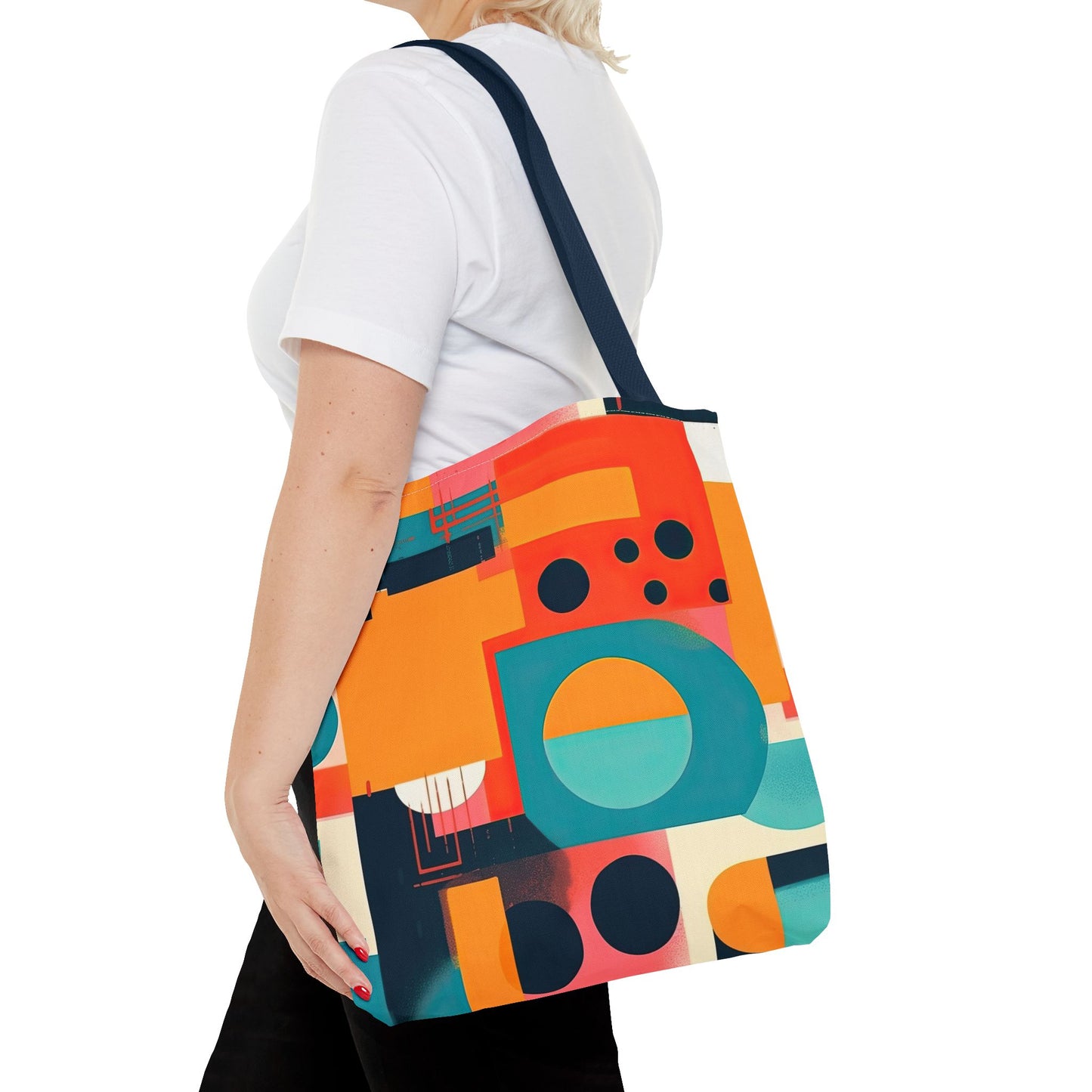 Neon Echoes. Tote Bag for Everyday Use
