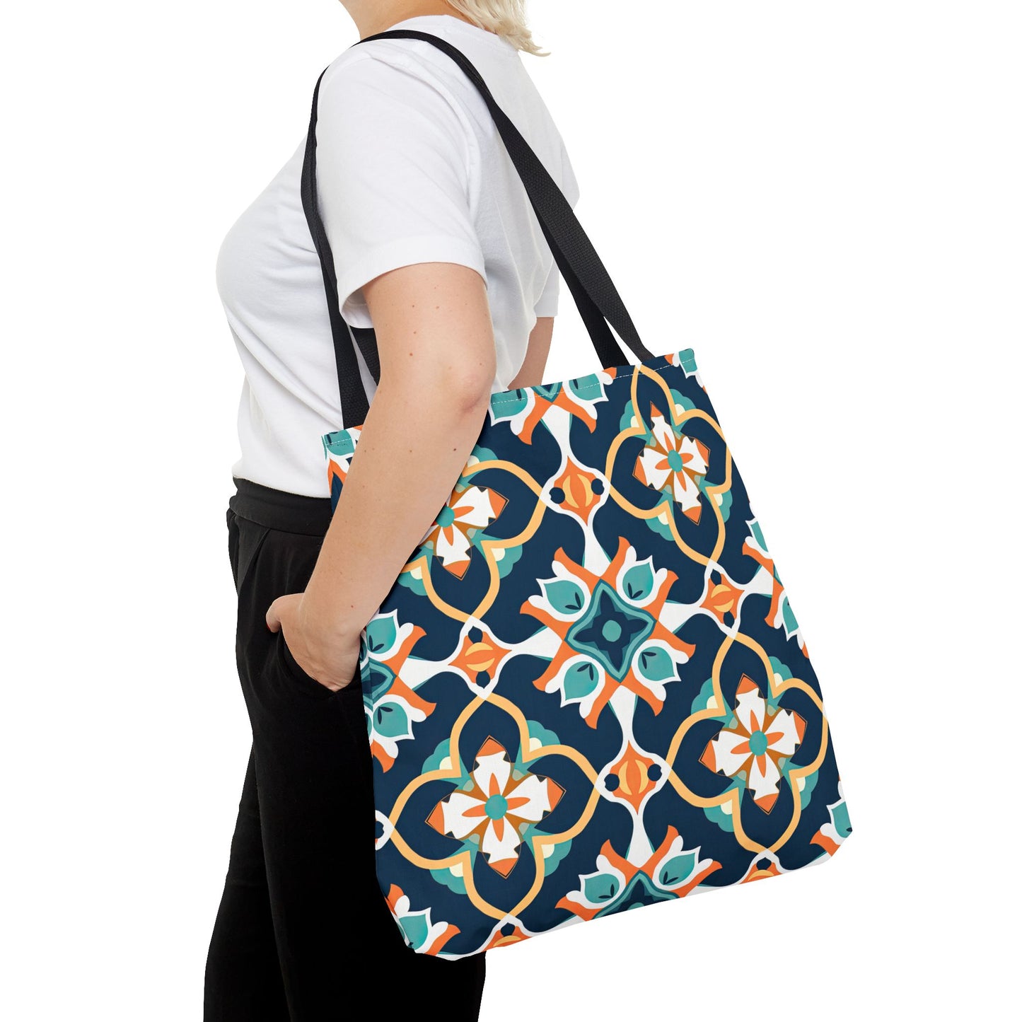 Saffron Souk Symphony. Tote Bag for Everyday Use