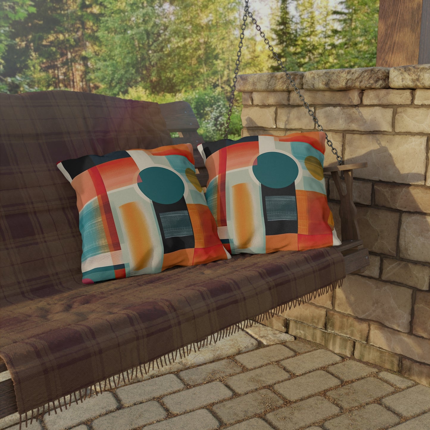 Dimensional Melody. Outdoor Pillows