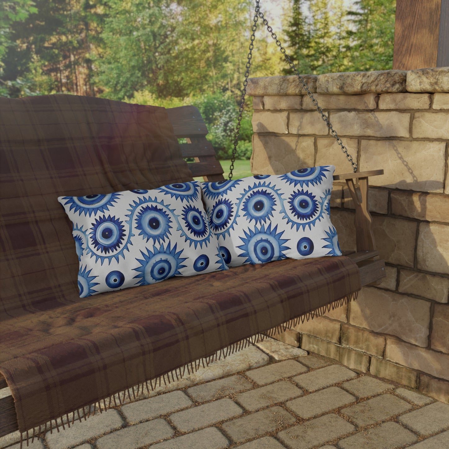 Spectral Watcher. Outdoor Pillows