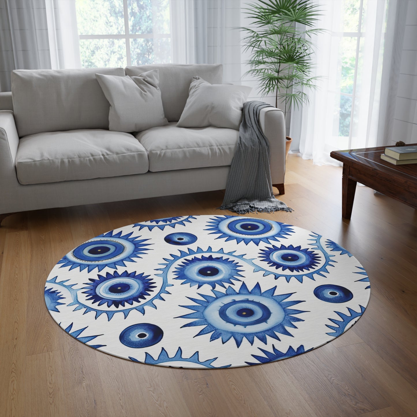 Spectral Watcher. Round Rug