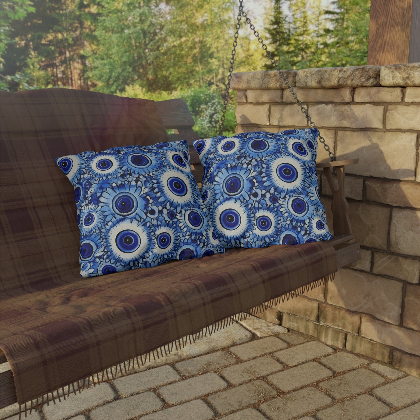 Portentous Pupil.Outdoor Pillows