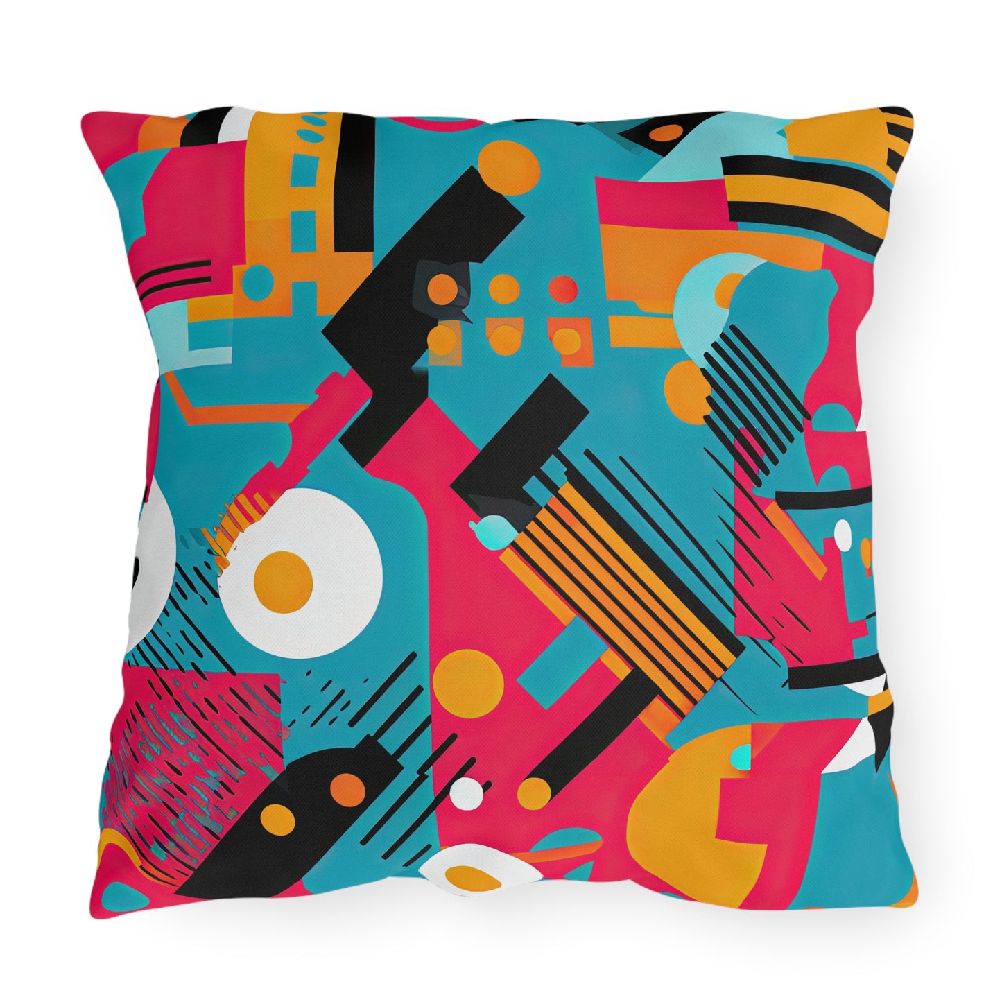 Technicolor Dreamscape .Outdoor Pillows